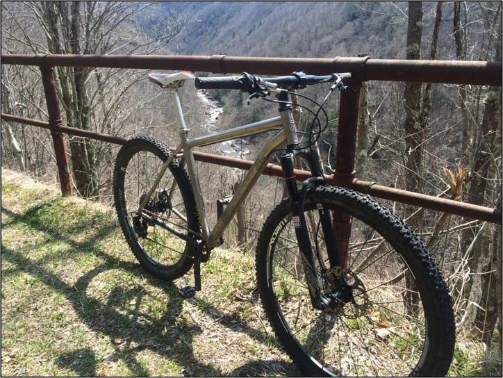 Biking the Blackwater Canyon overview