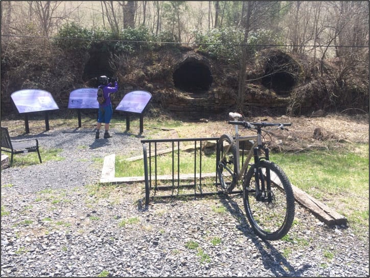 Biking the Blackwater Canyon coke ovens