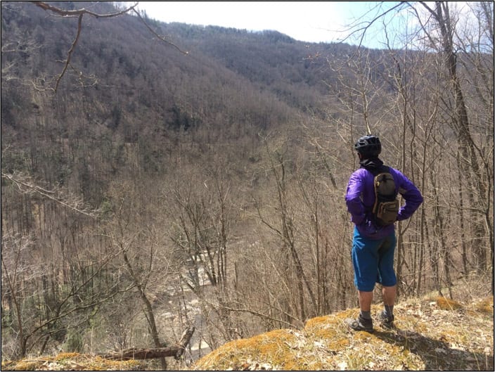 Biking the Blackwater Canyon views